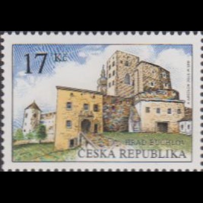 Tschechien MiNr. 879 Schönheiten der Heimat, Burg Buchlau (17)