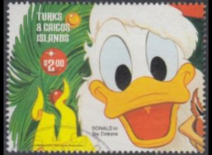 Turks- u.Caicos-Inseln Mi.Nr. 717 Weihnachten, Walt Disney, Donald Duck (2)