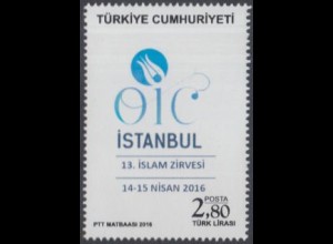 Türkei MiNr. 4248 Gipfelkonferenz der OIC Istanbul (2,80)