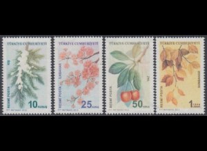 Türkei Dienstmarke Mi.Nr. 304-07 Die vier Jahreszeiten (4 Werte)