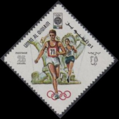 Umm al-Kaiwain Mi.Nr. 265A Olympia 1968 Mexiko, Langstreckenlauf (25)