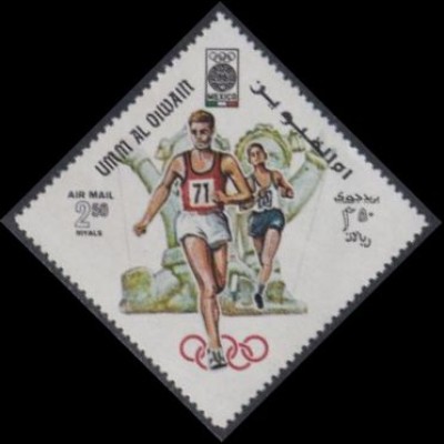 Umm al-Kaiwain Mi.Nr. 269A Olympia 1968 Mexiko, Langstreckenlauf (2,50)