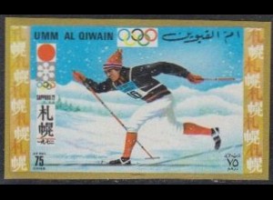 Umm al-Kaiwain Mi.Nr. 460B Olympia 1972 Sapporo, Skilanglauf (75)