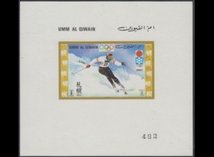 Umm al-Kaiwain Mi.Nr. 463(Block) Olympia 1972 Sapporo, Abfahrtslauf (5)