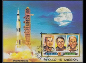 Umm al-Kaiwain Mi.Nr. Block 42 Apollo 15 Mission, Apollo 15 Mannschaft
