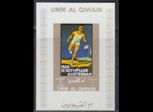 Umm al-Kaiwain Mi.Nr. 1113B (Block) Geschichte oly.Spiele, Amsterdam 1928 (1)
