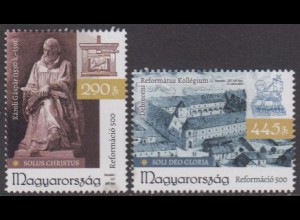 Ungarn MiNr. 5884-85 Reformation, Gáspar Károli,Bibelübersetzer,Theol.Uni (2 W.)