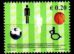 UNMIK Mi.Nr. 83 Sport, Behindertensport, Fußball, Basketball (0,20)
