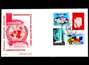 UNO Genf Mi.Nr. 11-14 Freimarken (4 Werte)