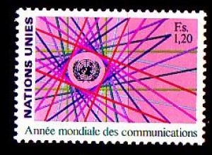UNO Genf Mi.Nr. 111 Weltkommunikationsjahr, Kabelnetzwerk (1,20)