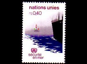 UNO Genf Mi.Nr. 112 Sicherheit auf See, manövrierunfähiges Schiff (0,40)