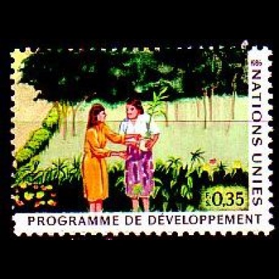 UNO Genf Mi.Nr. 141 Entwicklungsprogramm UNDP, Baumschule (0,35)
