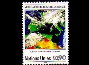 UNO Genf Mi.Nr. 176 Weltwetterwacht, Satellitenaufnahme Europa (0,90)