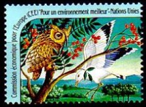 UNO Genf Mi.Nr. 194 ECE, Für eine bessere Umwelt, Fauna und Flora (0,90)