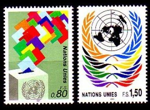 UNO Genf Mi.Nr. 200-01 Freimarken (2 Werte)