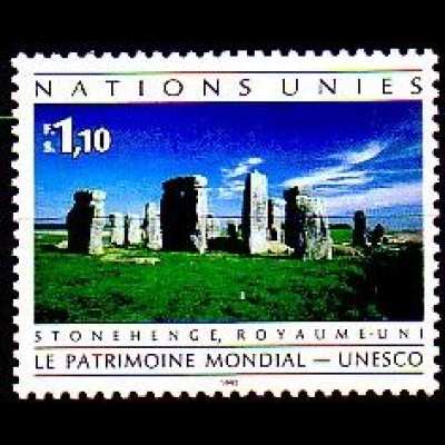 UNO Genf Mi.Nr. 211 Kulturerbe, Stonehenge Großbritannien (1,10)