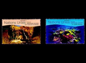 UNO Genf Mi.Nr. 361-62 Naturerbe der Menschheit, Australien (2 Werte)