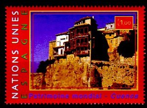 UNO Genf Mi.Nr. 399-Tab Kulturerbe Spanien, Cuenca Festungsanlage (1,00)