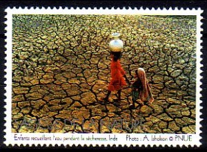 UNO Genf Mi.Nr. 514 Weisheit der Natur, Dürreperiode Indien (1,00)
