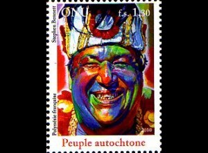 UNO Genf Mi.Nr. 740 Indigene Menschen, Franz. Polynesien (1,30)