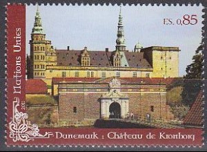 UNO Genf Mi.Nr. 769 UNESCO-Welterbe, Schloss Kronborg, Dänemark (0,85)