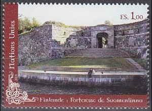 UNO Genf Mi.Nr. 770 UNESCO-Welterbe, Festung Suomenlinna, Finnland (1,00)