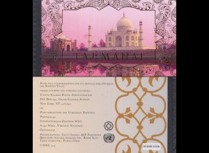 UNO Genf MiNr. MH 0-17 UNESCO-Welterbe Taj Mahal