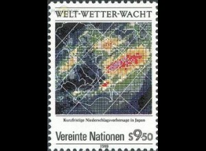 UNO Wien Mi.Nr. 93 Welt Wetter Wacht, Satellitenaufnahmen Japan (9,50)