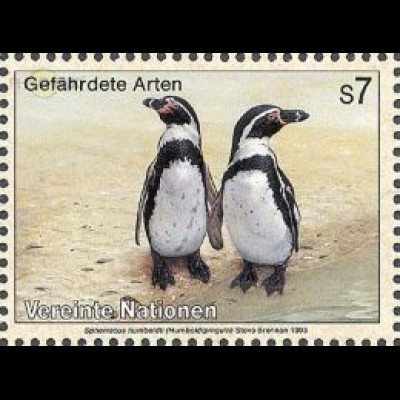 UNO Wien Mi.Nr. 144 Gefährdete Tiere (I) Pinguin (7)
