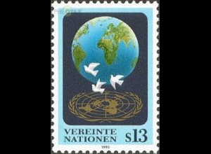 UNO Wien Mi.Nr. 149 Freim., Erde, Friedenstauben, Emblem (13)