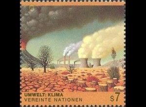 UNO Wien Mi.Nr. 158 Klimaveränderung, Tiere Dürrelandschaft (7)