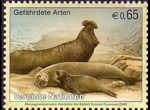 UNO Wien Mi.Nr. 526 Gefährdete Arten Meerestiere, See-Elefant (0,65)