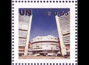 UNO Wien Mi.Nr. 538 Grußmarken UNO-City, UNO-Gebäude (0,65)