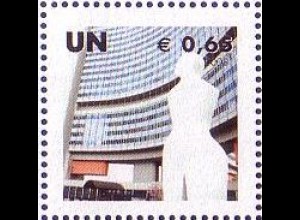 UNO Wien Mi.Nr. 541 Grußmarken UNO-City, Skulptur Woman Free (0,65)