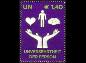 UNO Wien Mi.Nr. 544 Rechte Behinderter, Unversehrheit der Person (1,40)