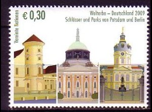 UNO Wien Mi.Nr. 601 UNESCO-Welterbe, Schlösser und Parks Potsdam + Berlin (0,30)
