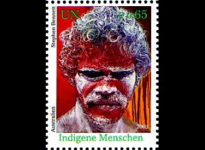UNO Wien Mi.Nr. 621 Indigene Menschen, Australien (0,65)
