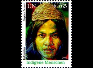 UNO Wien Mi.Nr. 623 Indigene Menschen, Indonesien (0,65)