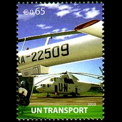 UNO Wien Mi.Nr. 682 Transportmittel der UNO, Luftfahrzeuge (0,65)