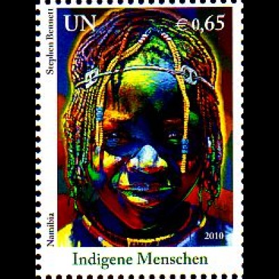 UNO Wien Mi.Nr. 687 Indigene Menschen, Namibia (0,65)