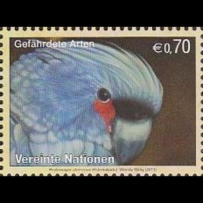UNO Wien Mi.Nr. 734 Gefährdete Arten, Vögel, Palmkakadu (0,70)