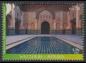 UNO Wien Mi.Nr. 757 UNESCO Welterbe Afrika, Medina von Marrakesch (0,70)