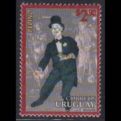 Uruguay Mi.Nr. 2140 Karneval, Pepino, Anführer der Spielzüge (2,90)