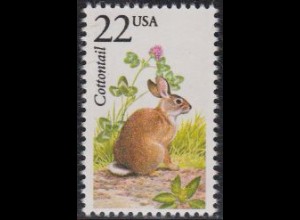 USA Mi.Nr. 1887 Nordamerikanische Fauna, Waldkaninchen (22)