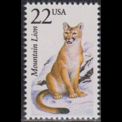 USA Mi.Nr. 1889 Nordamerikanische Fauna, Puma (22)