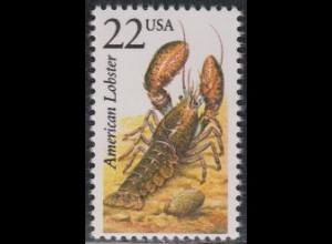 USA Mi.Nr. 1901 Nordamerikanische Fauna, Hummer (22)
