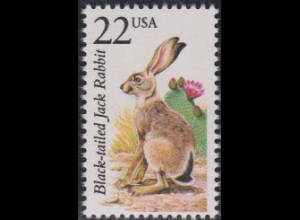 USA Mi.Nr. 1902 Nordamerikanische Fauna, Eselhase (22)