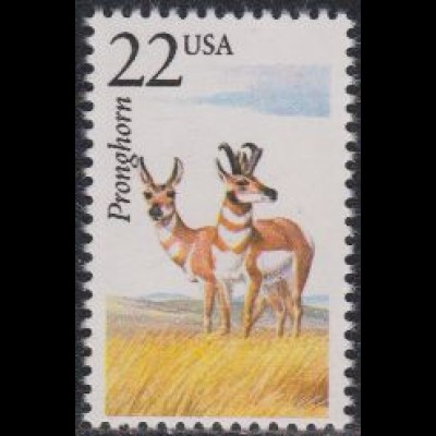 USA Mi.Nr. 1910 Nordamerikanische Fauna, Gabelbock (22)