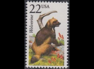 USA Mi.Nr. 1924 Nordamerikanische Fauna, Vielfraß (22)