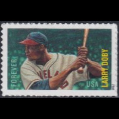 USA Mi.Nr. 4862BA Baseballspieler, Larry Doby, skl. (-)